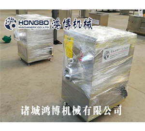 絞（jiǎo）肉機打（dǎ）包已完成等物流來拉貨發往河北