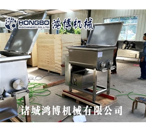 300 型拌餡機發往青島