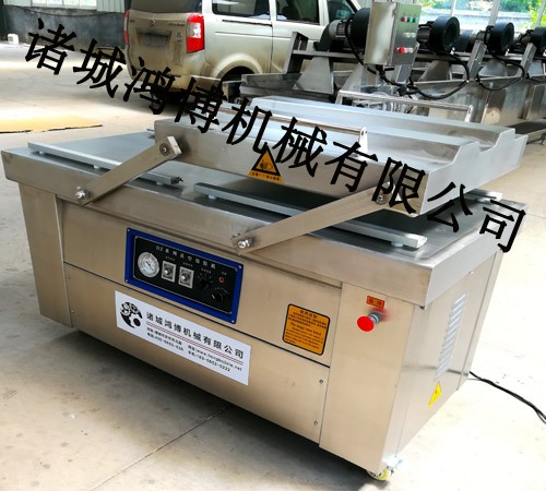 扒雞熟食雙室真(zhēn)空包裝機